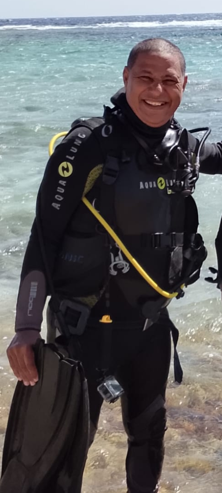 Shalaby Mohamed beim Tauchen